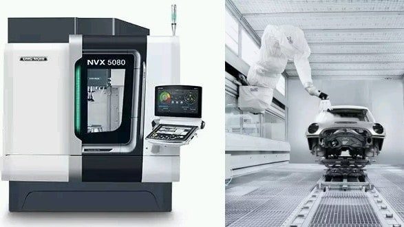 DMG Mori NVX5080 und Dürr EcoBell2 ICC